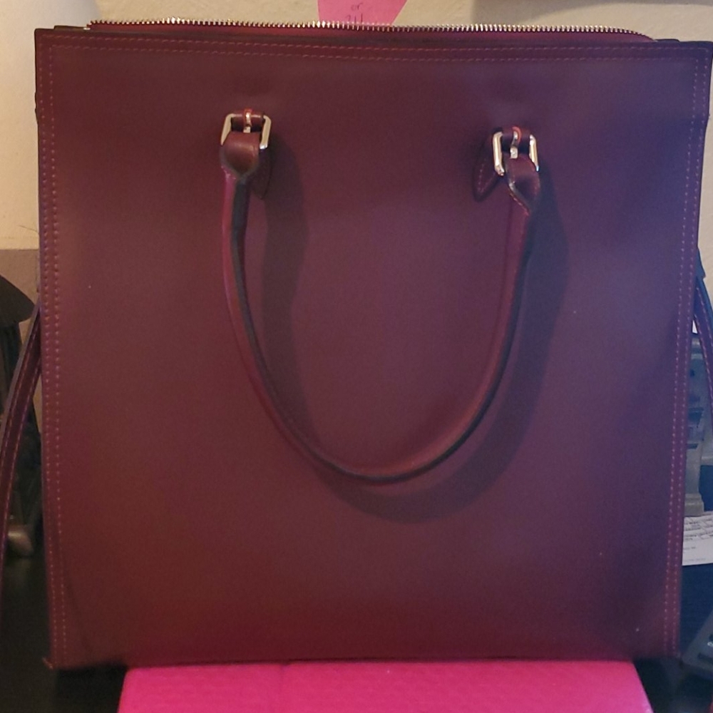 Beautiful blood red tote. Used only a couple times